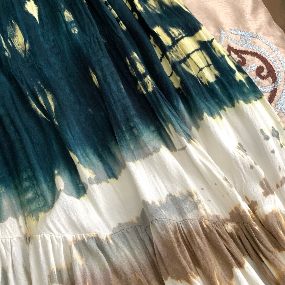 YFB Tie Dye Island Faux Wrap Maxi Dress - Picture 6 of 11